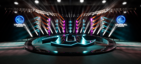 虚幻引擎DMX视效预览